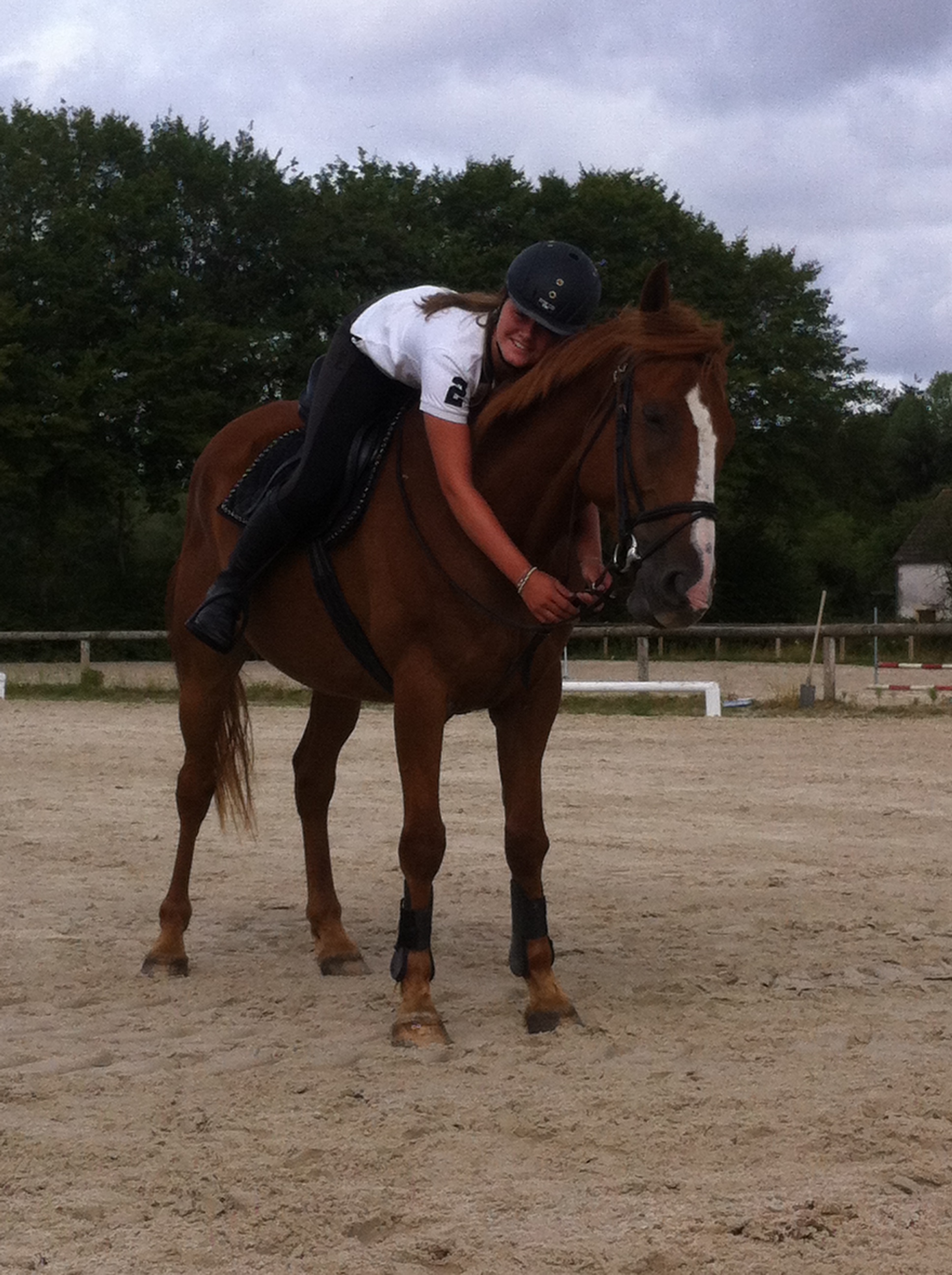 Le bohneur à dos de cheval!